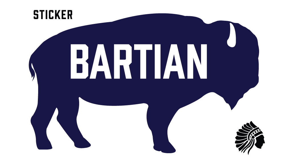 Bartian Buffalo Sticker