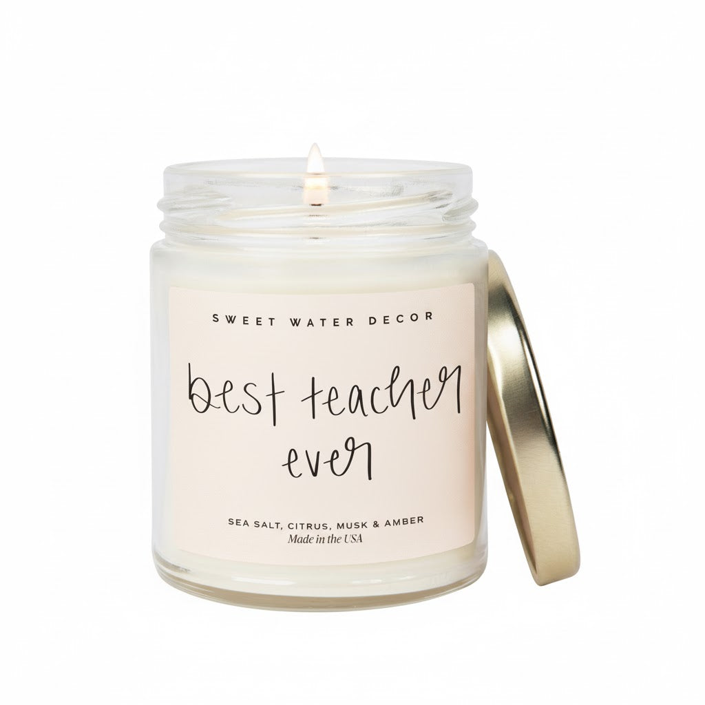 Best Teacher Ever Soy Candle 9oz.