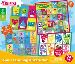 JTC 4 in 1 Learning Puzzle Set