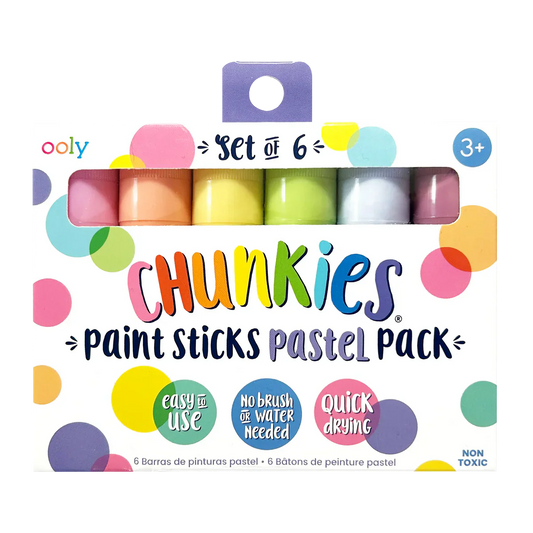 6 Chunkies Pastel Paint Sticks