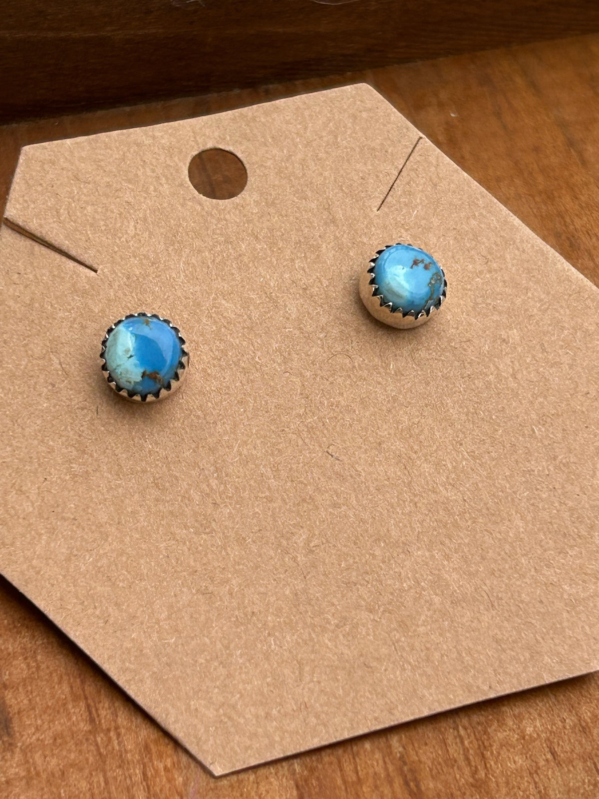 Golden Hills Turquoise Stud Earrings TGBJ