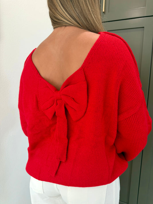 Cherry Red Sweater-TGB