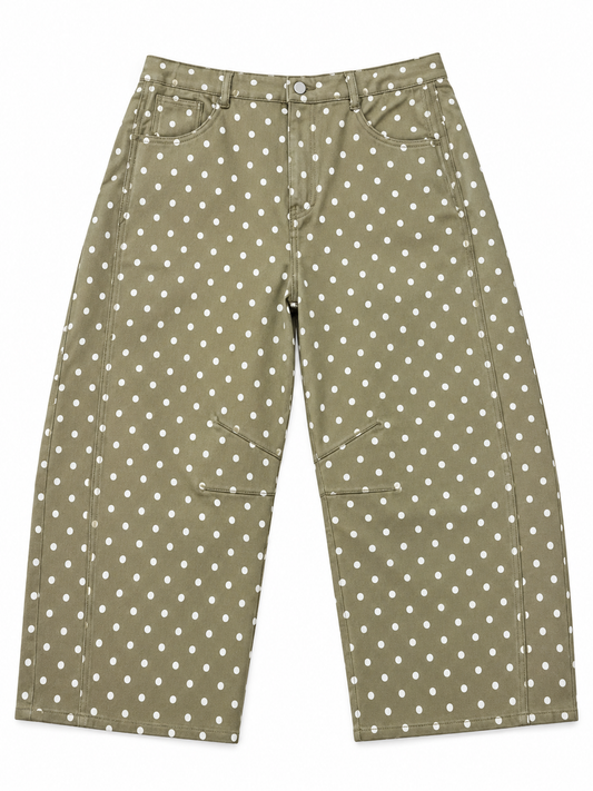 Polka Dots Curvy Pants