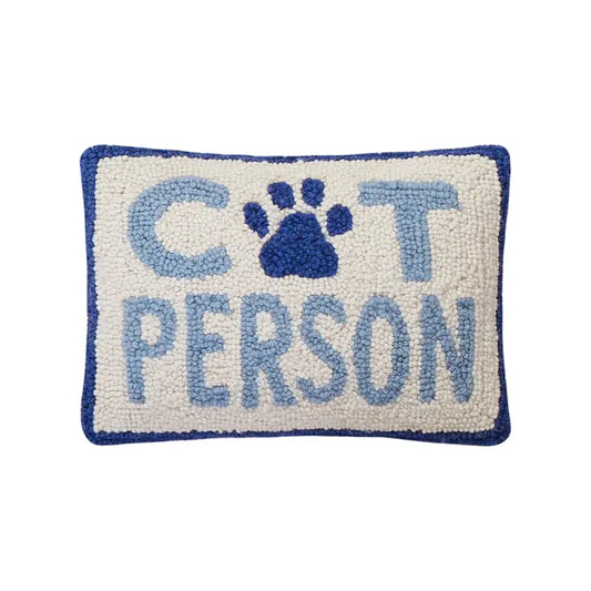 Cat Person Hook Pillow