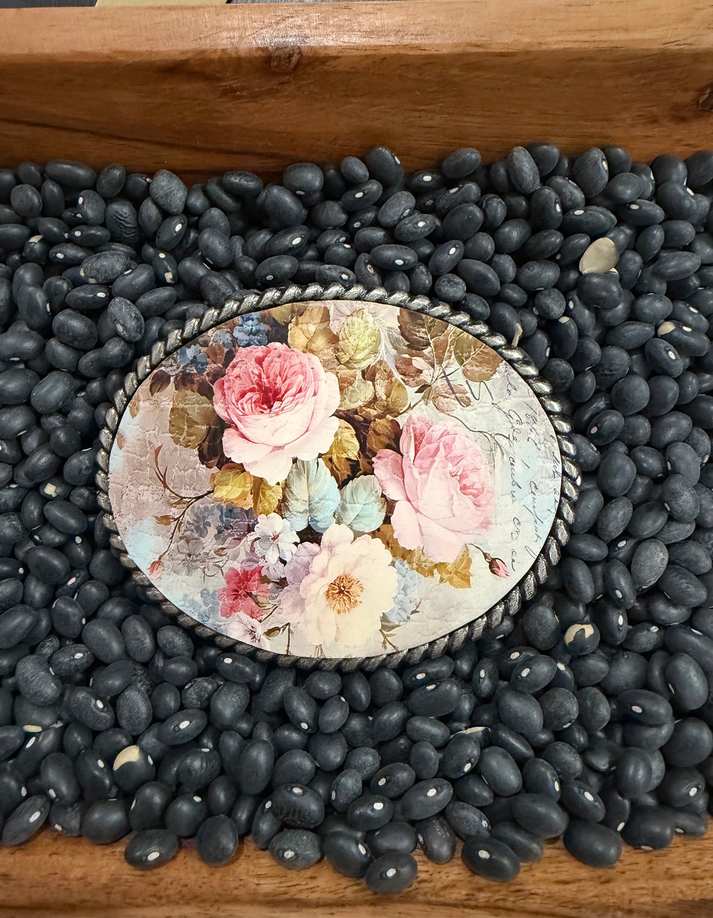Vintage Floral Buckle-TGB