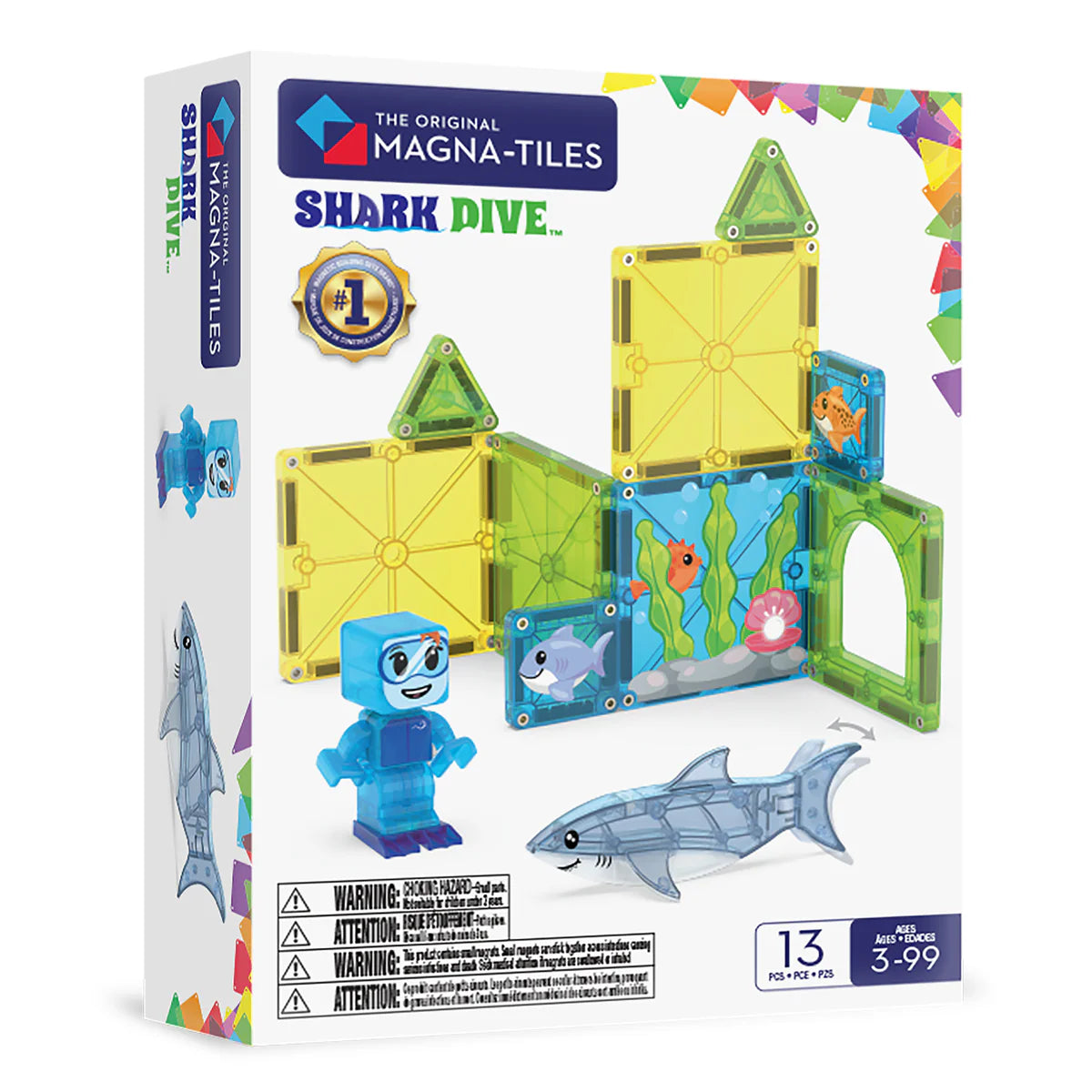 Magnatiles Shark Dive