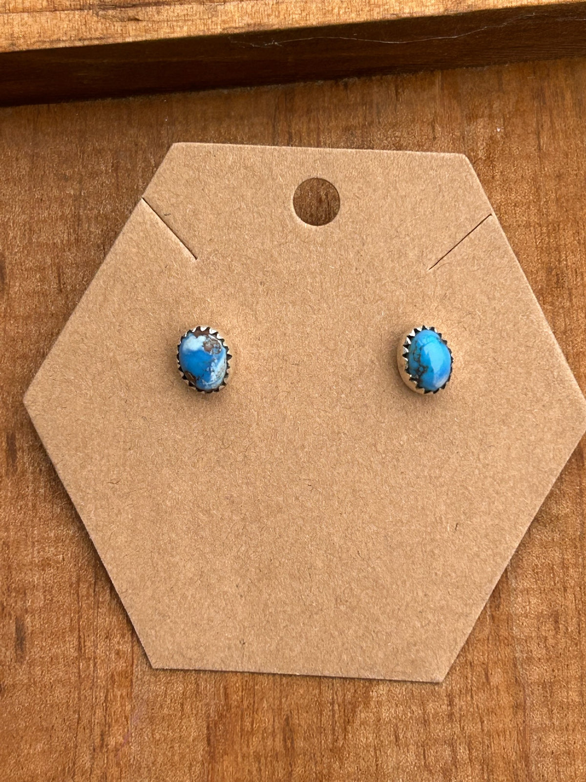 Golden Hills Turquoise Stud Earrings TGBJ