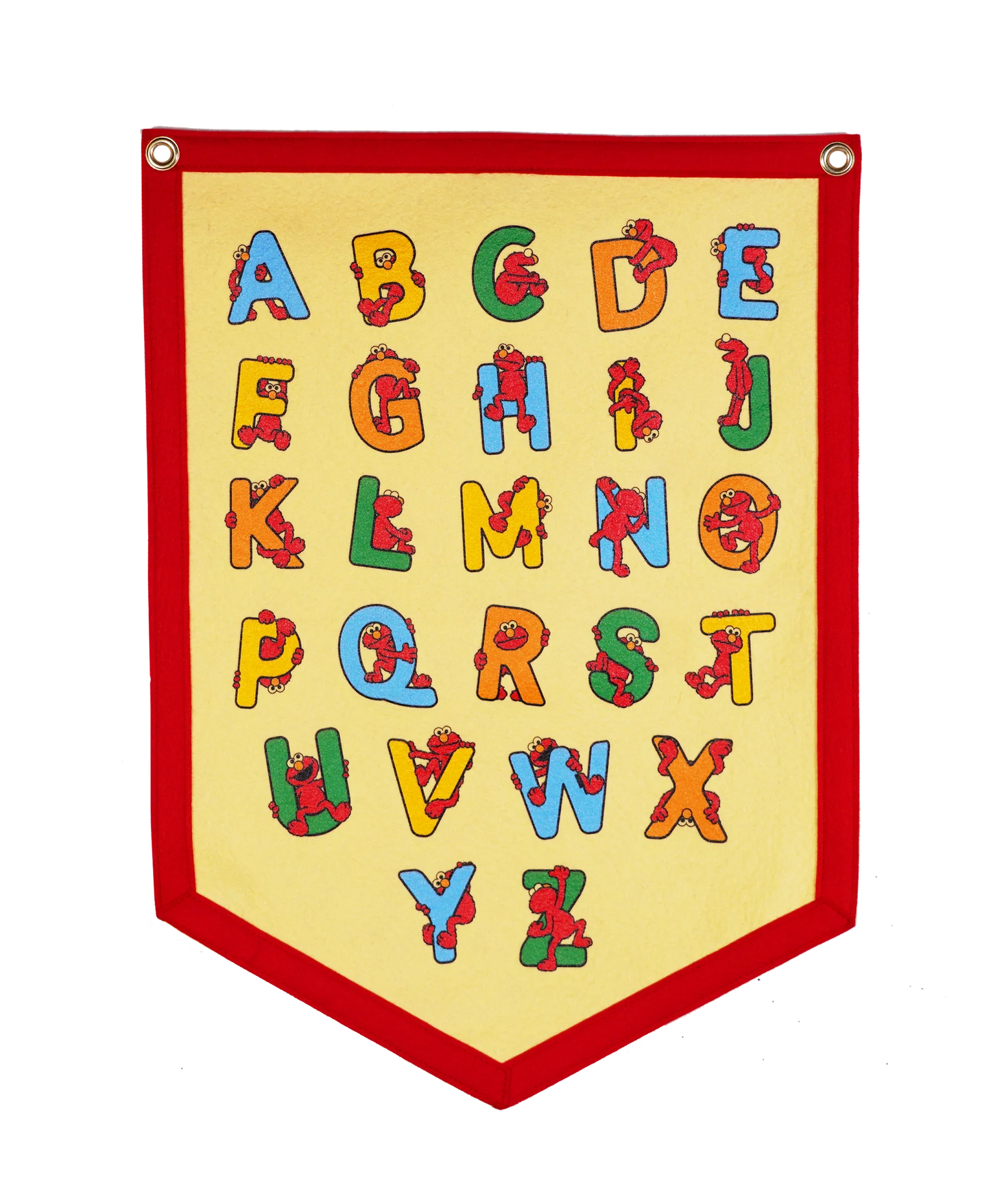 Elmo Alphabet Camp Flag