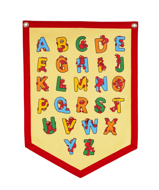 Elmo Alphabet Camp Flag