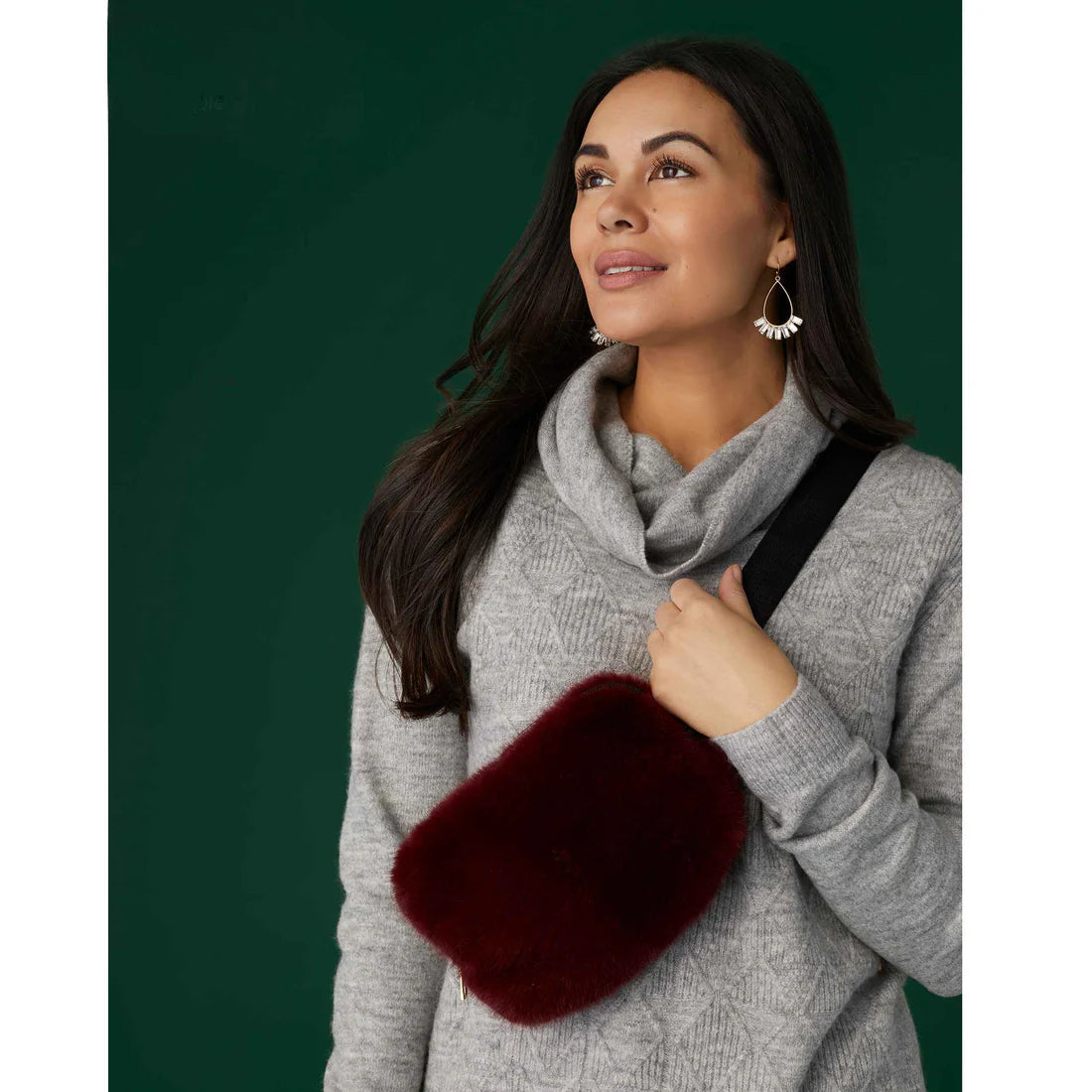 Estelle Faux Fur Sling Bag