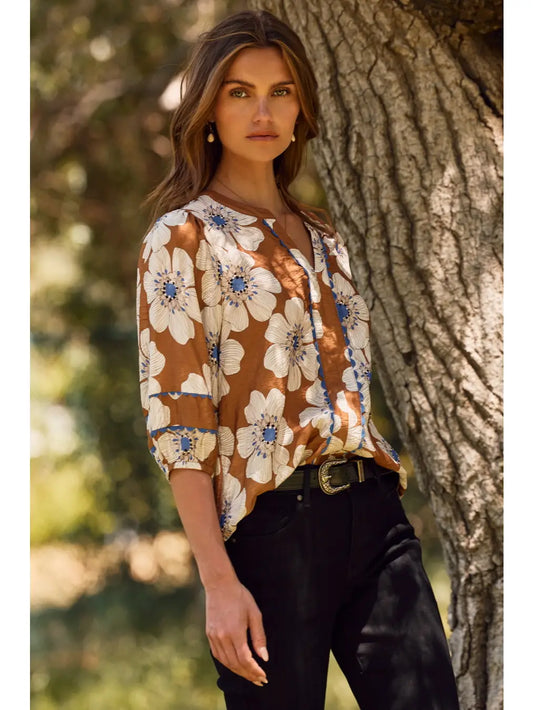 Floral Print Blouse