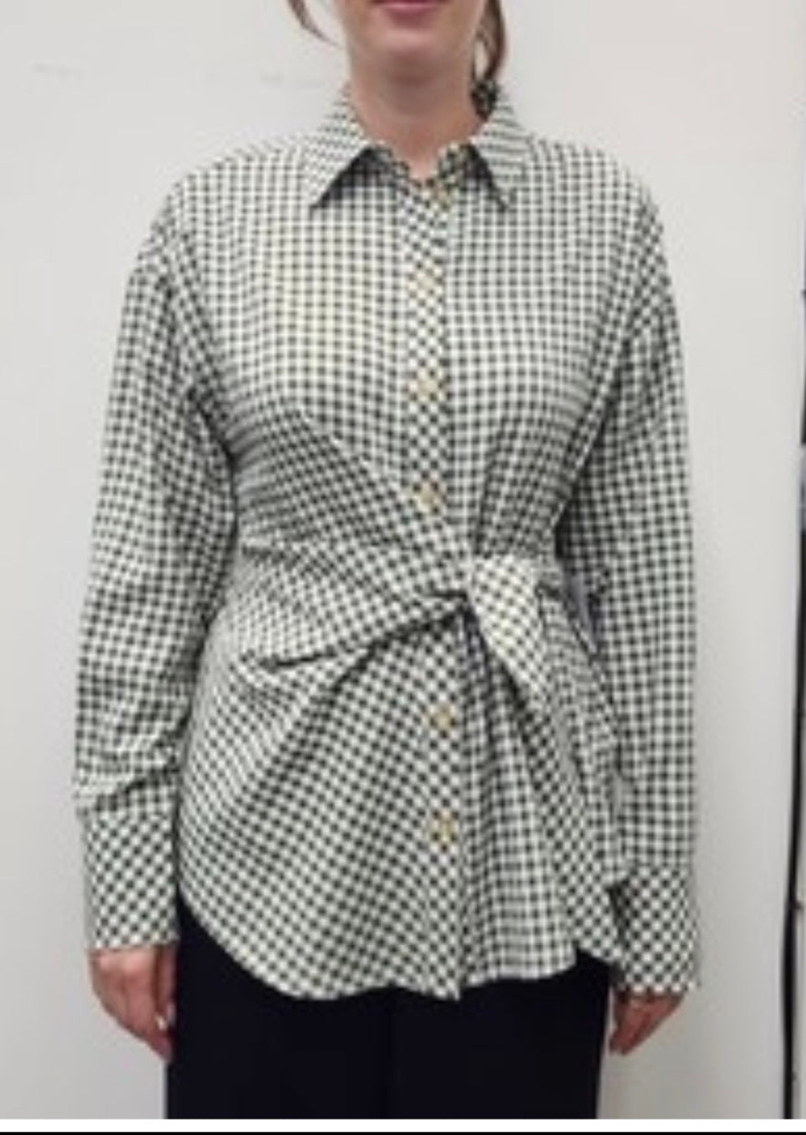 The Gingham Tie Top Forest