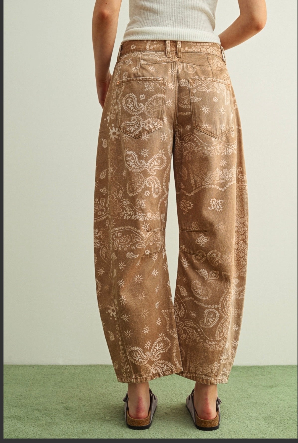 The Paisley Barrel Pant IMS