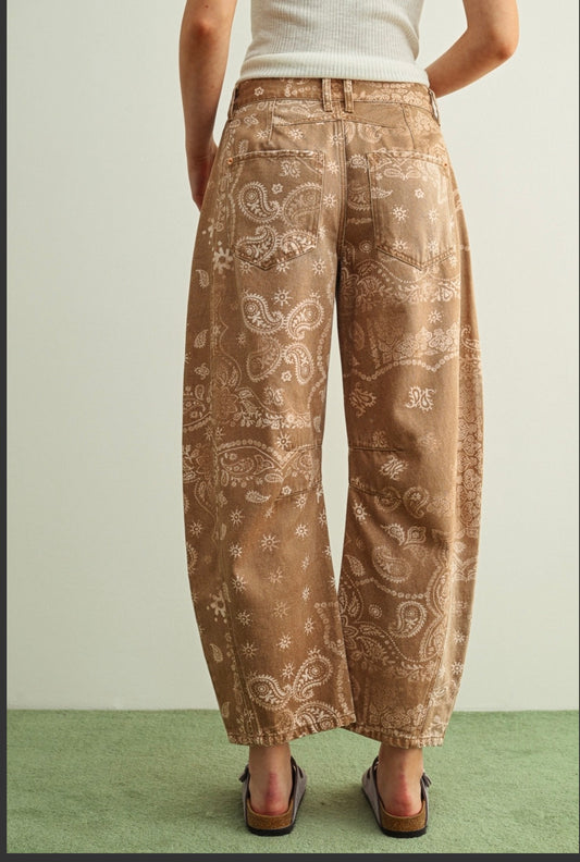The Paisley Barrel Pant IMS