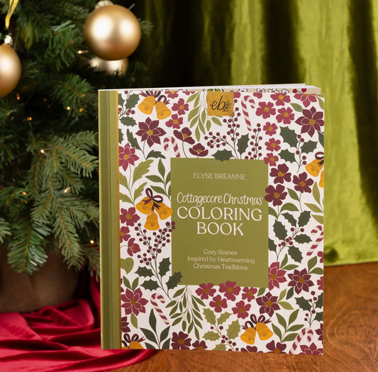 Cottagecore Christmas Coloring Book IMS