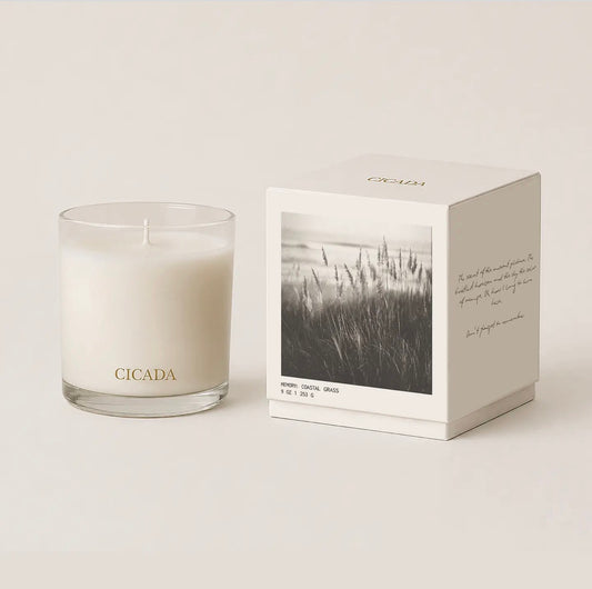 Cicada Coastal Grass Candle IMS