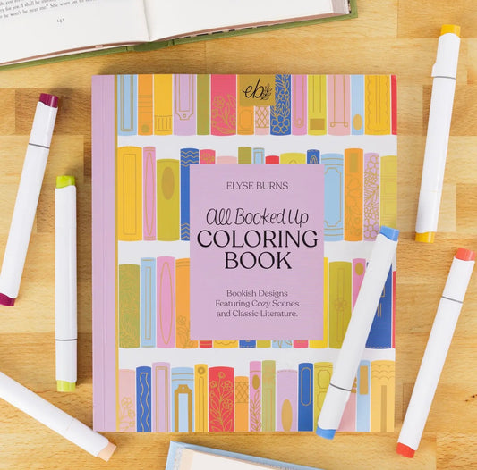 All Booked Up Coloring Book IMS