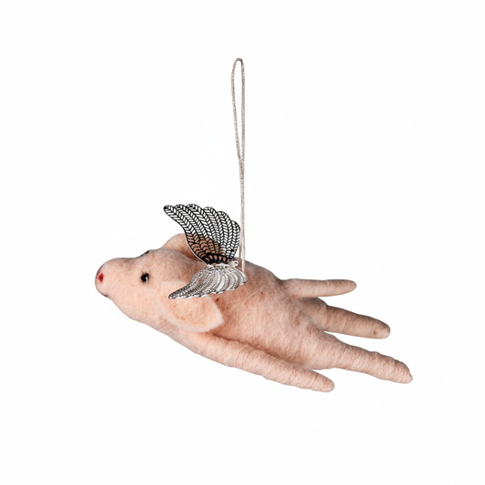 Flying Pig Ornament