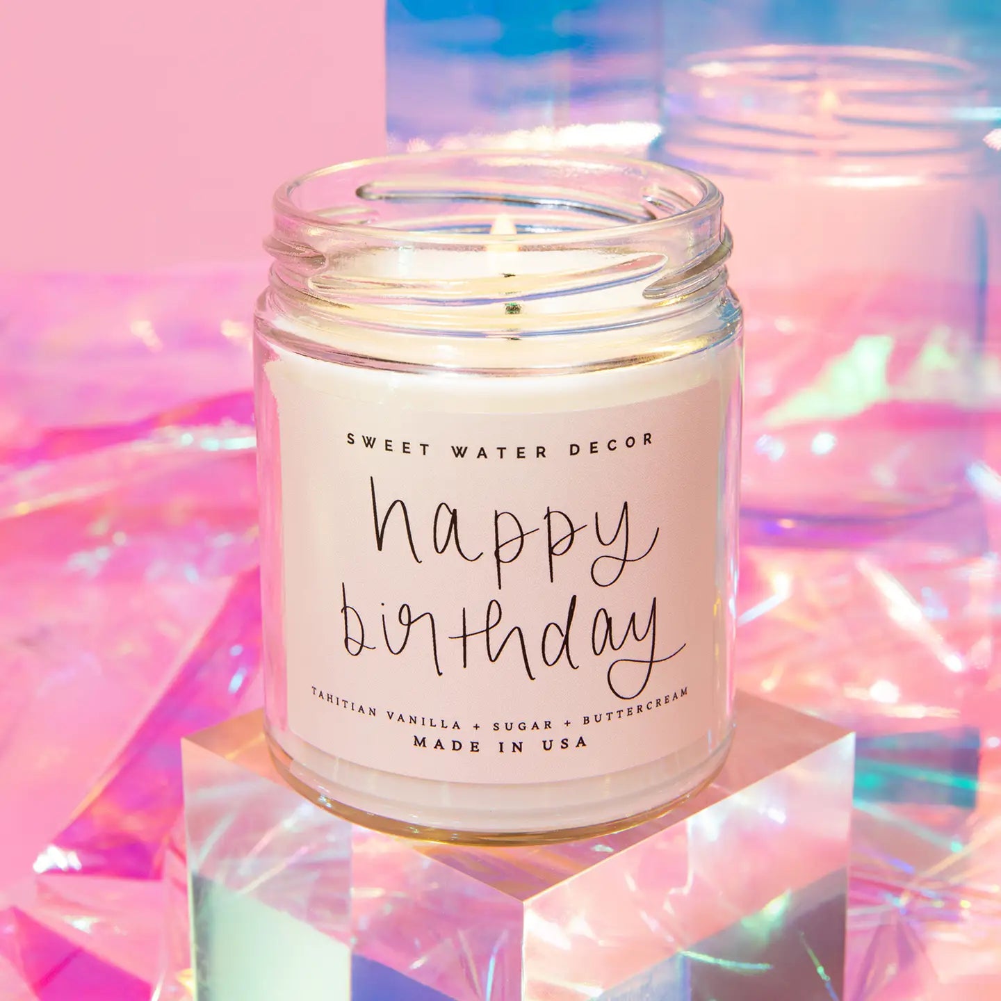 Happy Birthday Soy Candle- 9 oz