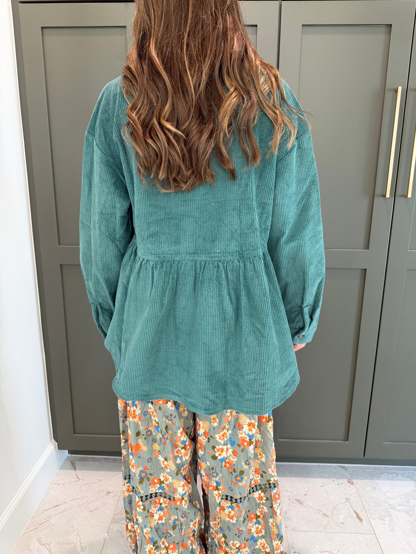 Teal Shacket-TGB