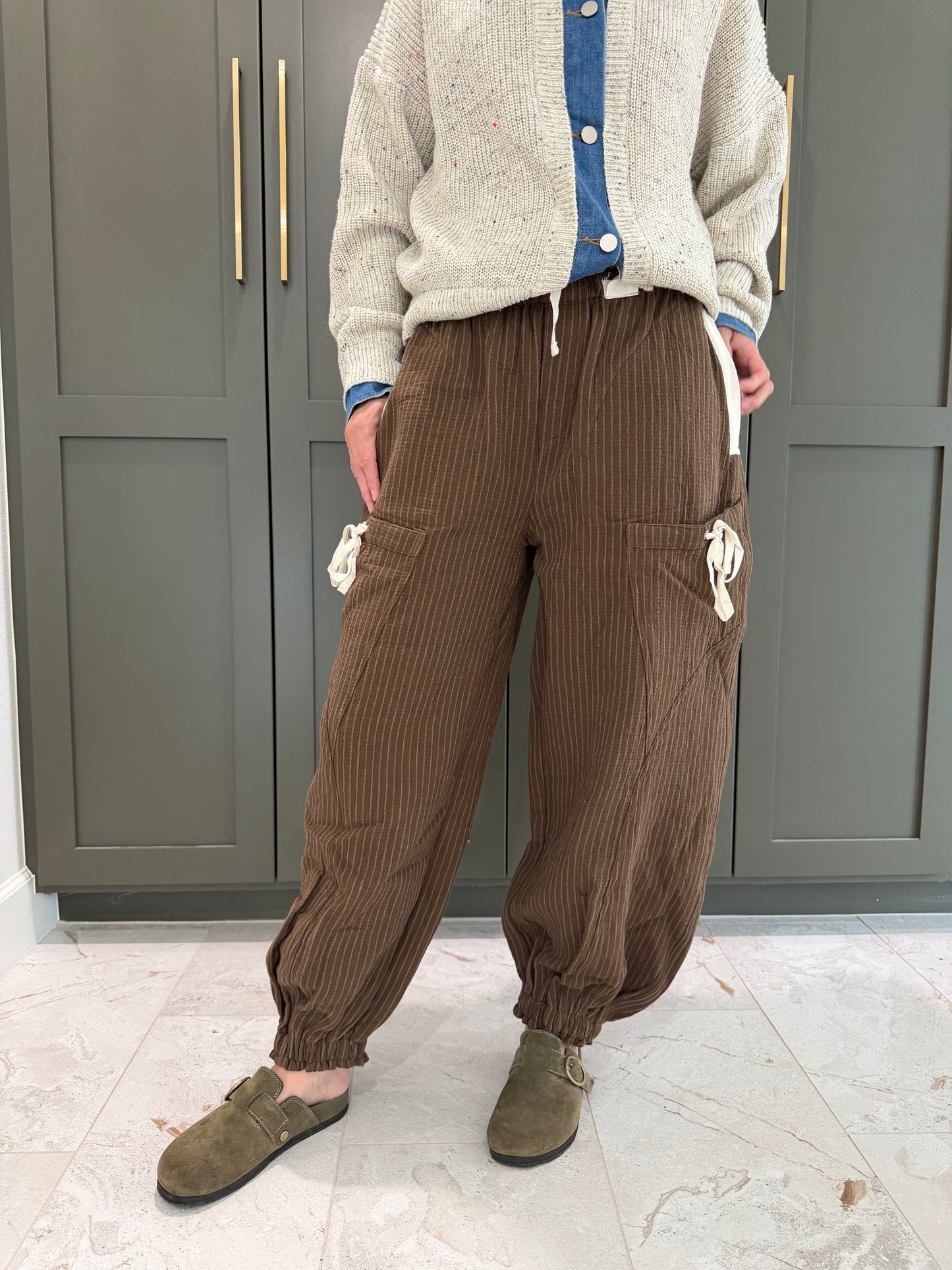 Brown Joggers-TGB