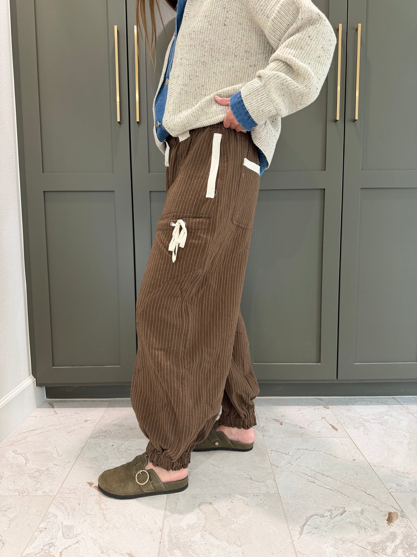 Brown Joggers-TGB