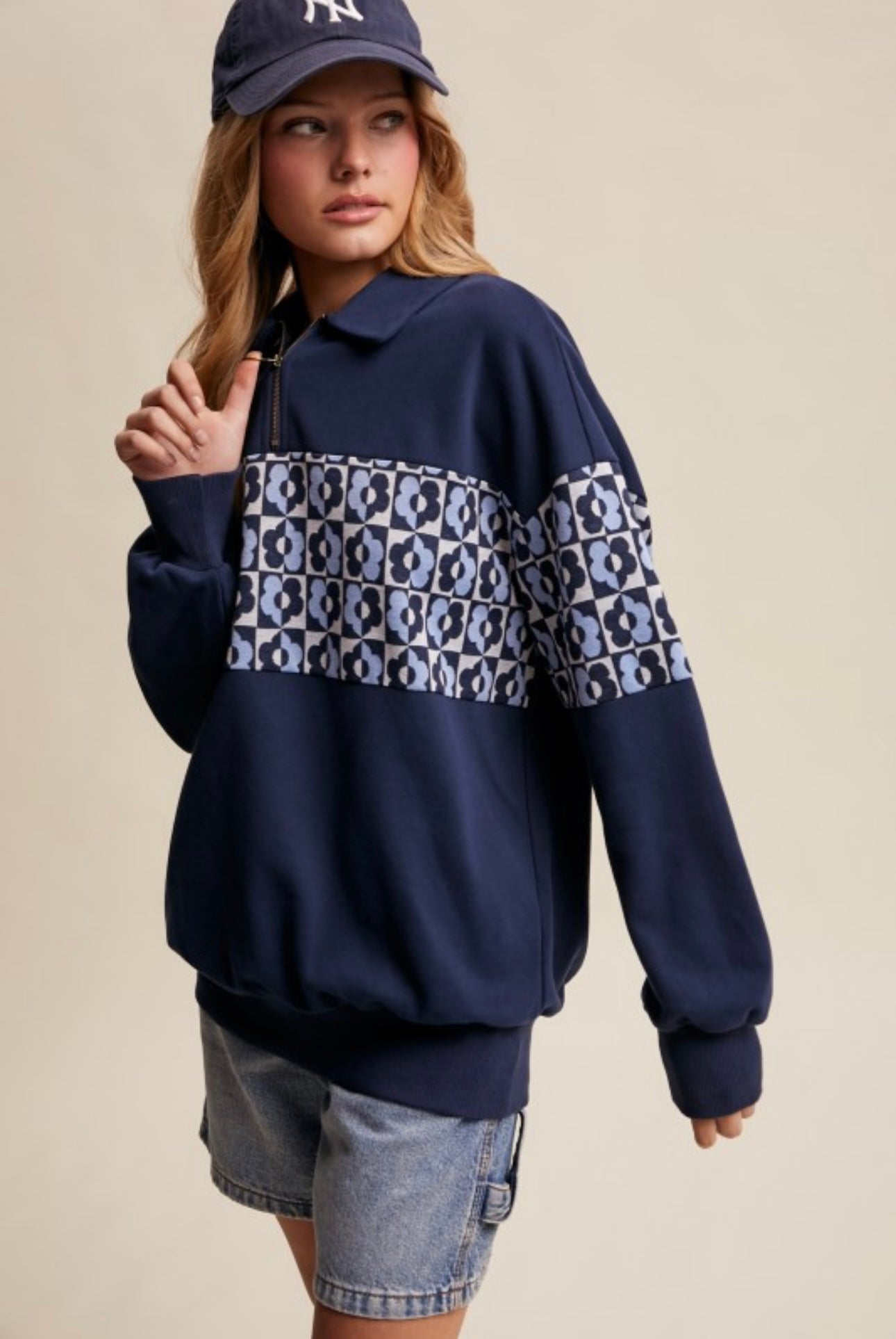 The Seeing Daisies Sweatshirt- Retro Purpose
