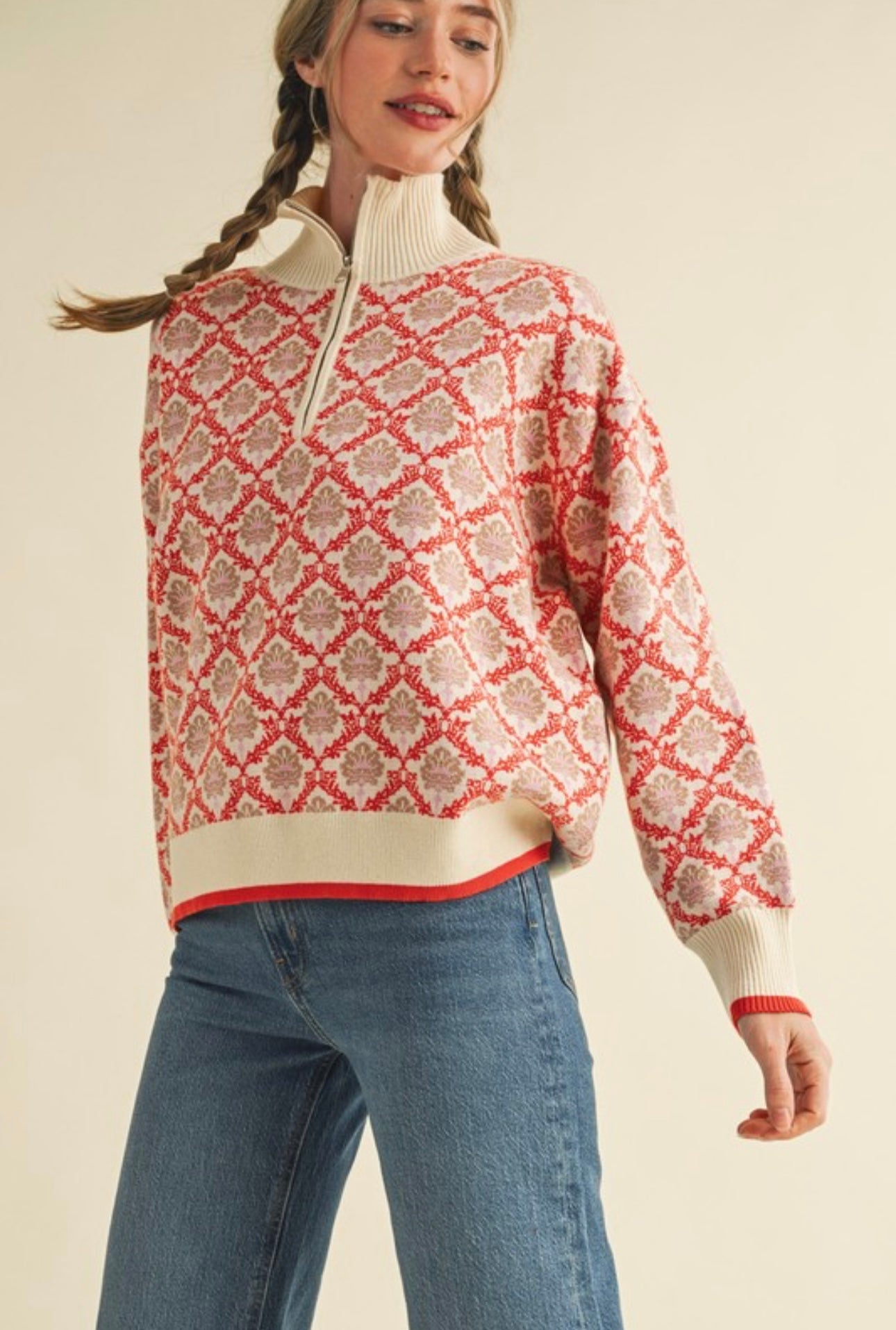 The Jaxon Sweater- Retro Purpose