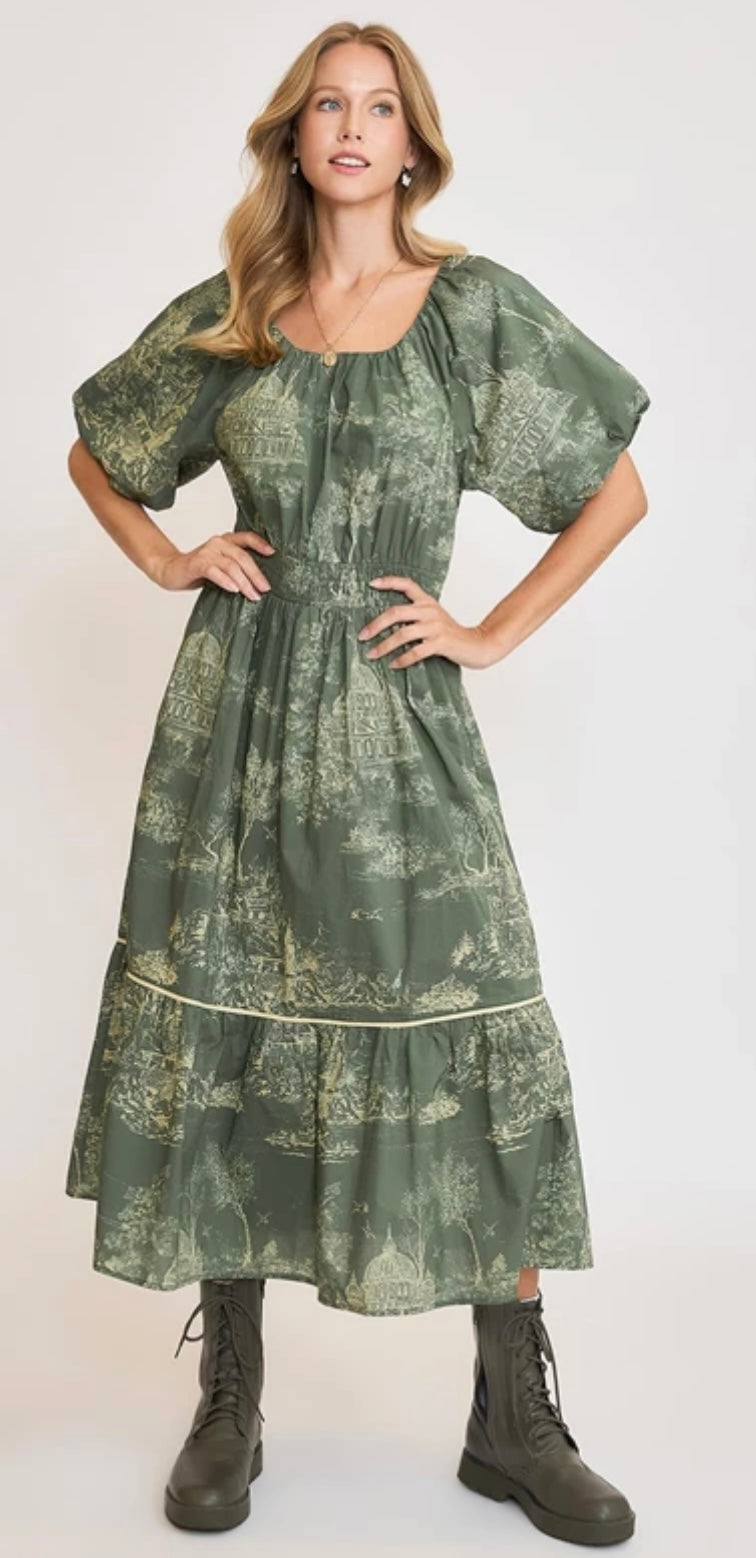 The Countryside Creek Dress- Retro Purpose