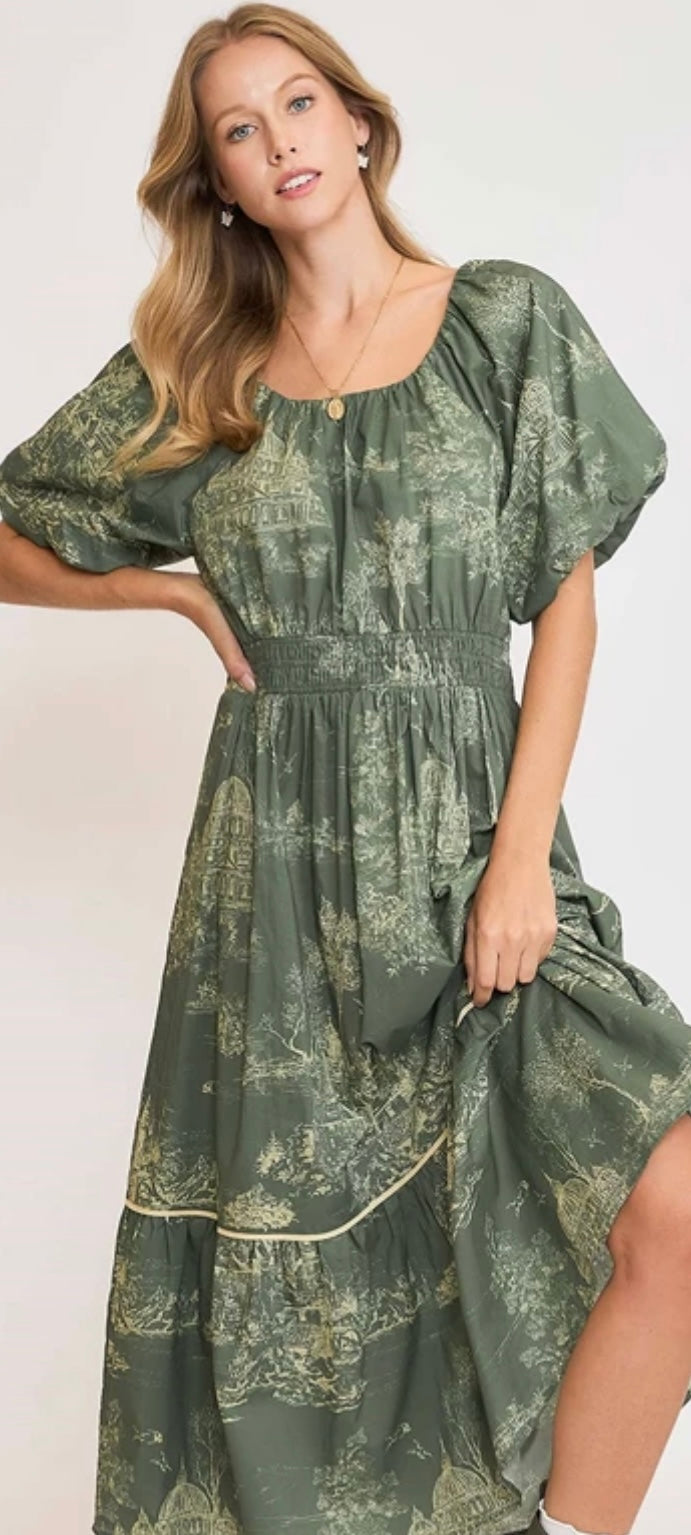 The Countryside Creek Dress- Retro Purpose
