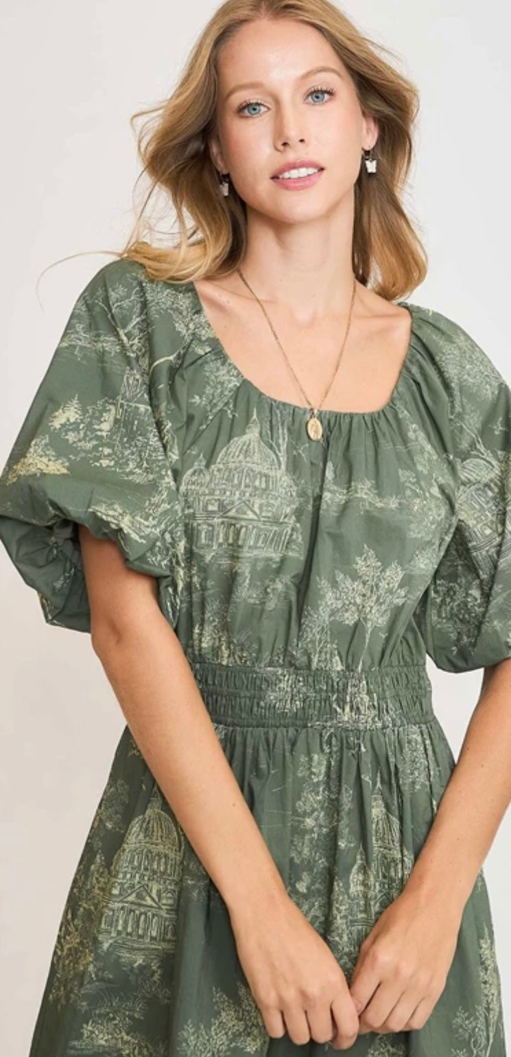 The Countryside Creek Dress- Retro Purpose