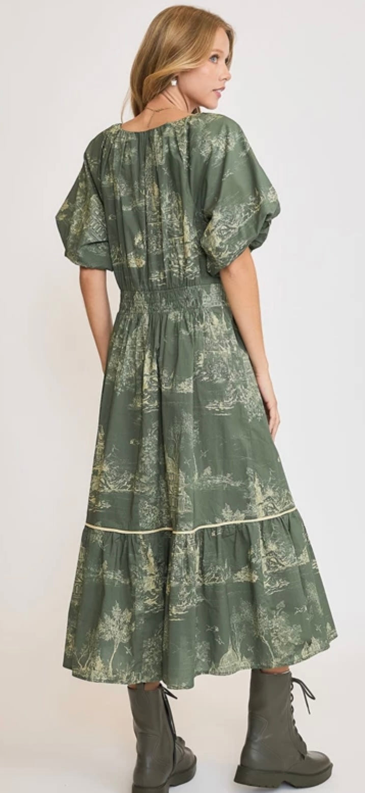 The Countryside Creek Dress- Retro Purpose