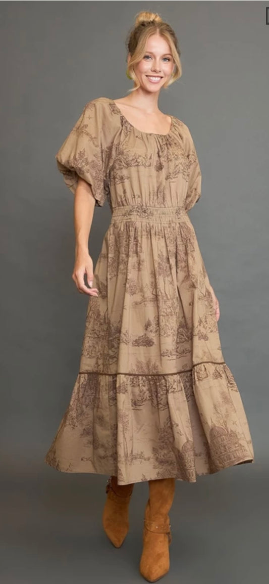 The Countryside Creek Dress- Retro Purpose