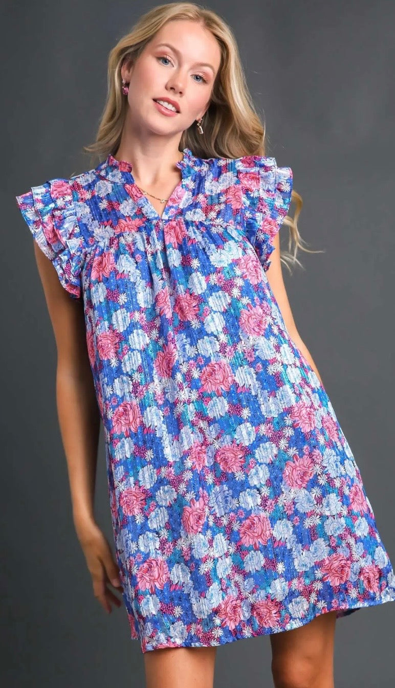 The Spring Floral Dress- Retro Purpose