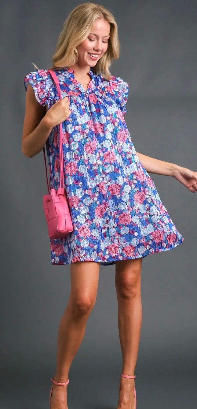 The Spring Floral Dress- Retro Purpose