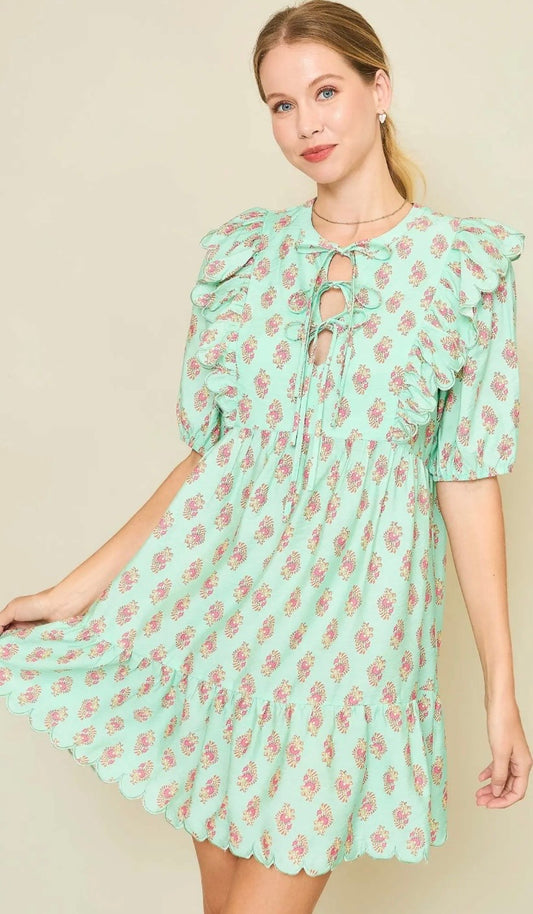 The Misty Mint Dress- Retro Purpose