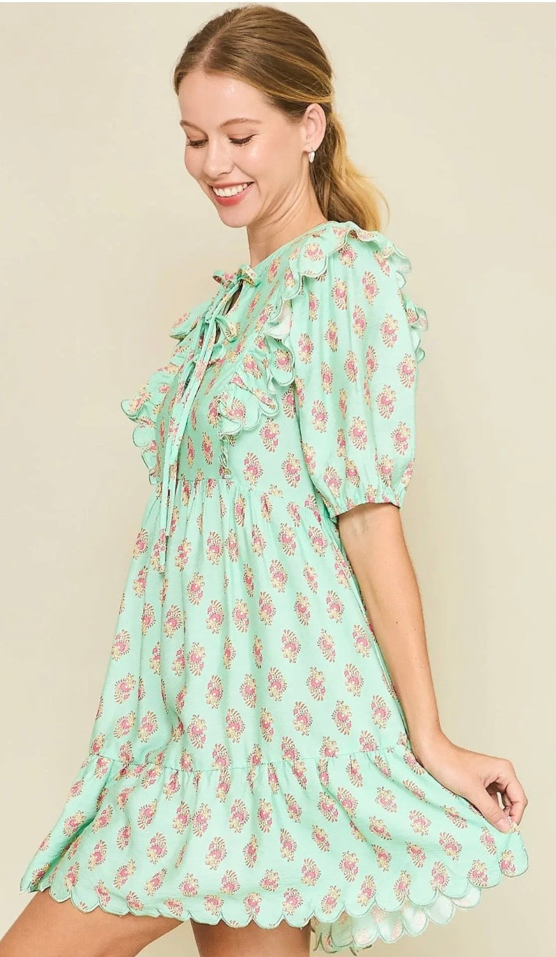 The Misty Mint Dress- Retro Purpose