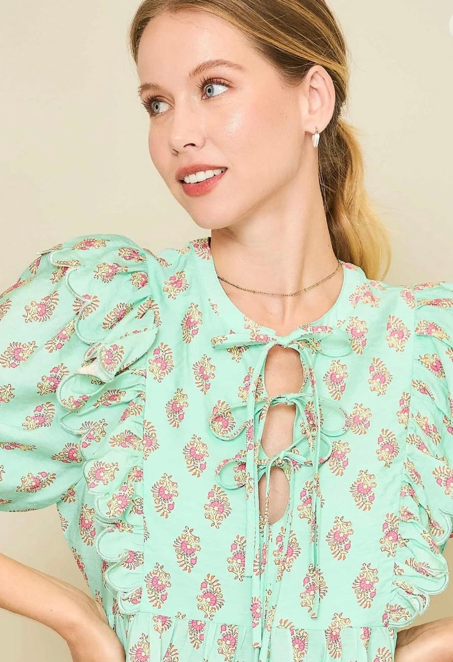 The Misty Mint Dress- Retro Purpose