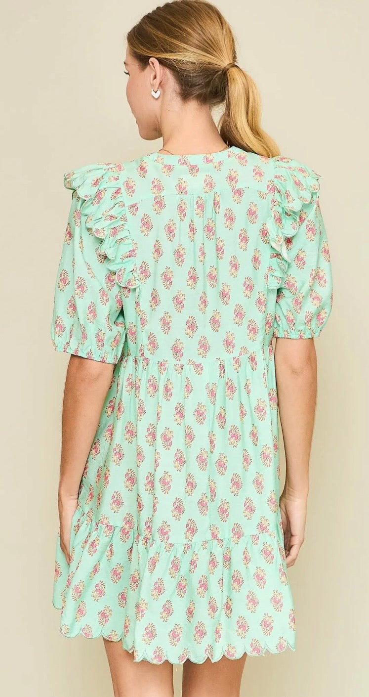 The Misty Mint Dress- Retro Purpose