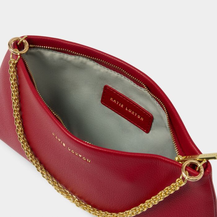 Margot Clutch ( Garnet Red )