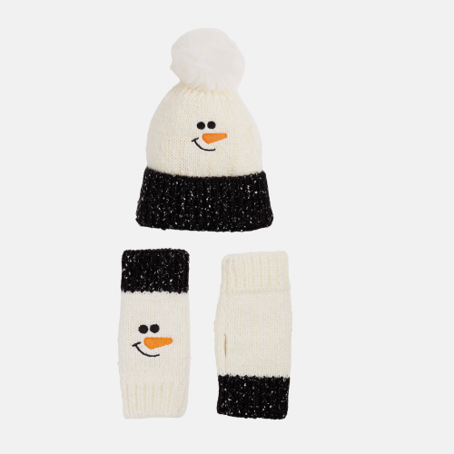 Marled Snowman Knit (Assorted)