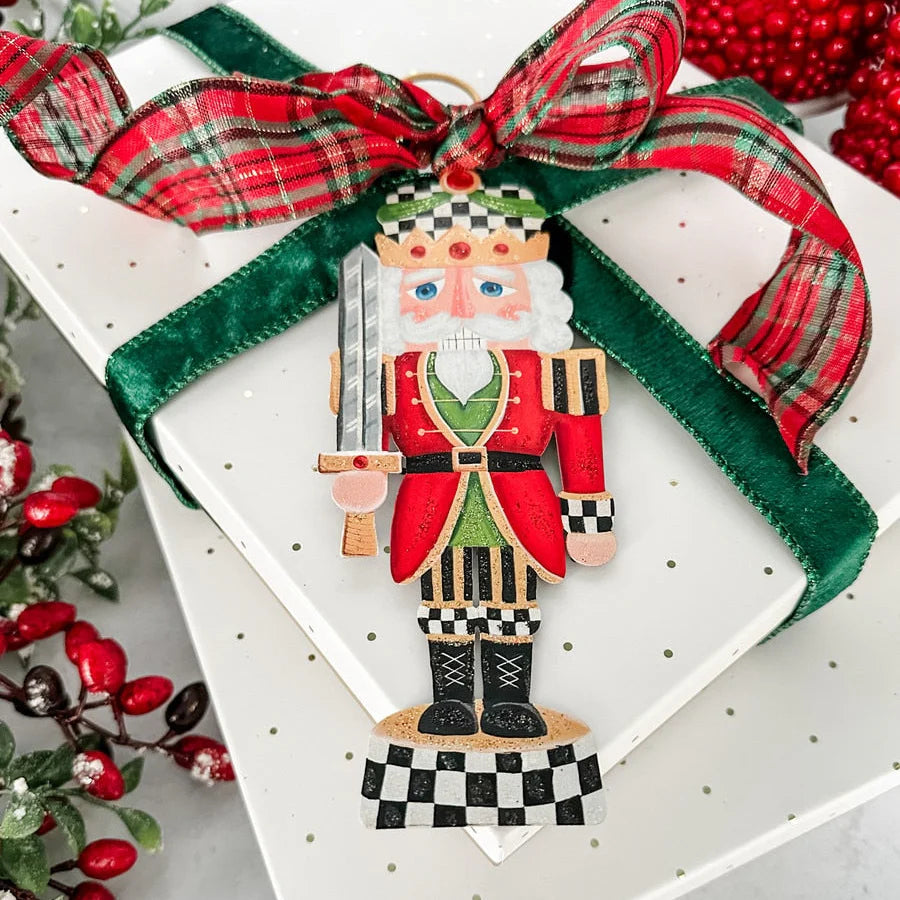 Elegant Nutcracker Ornament