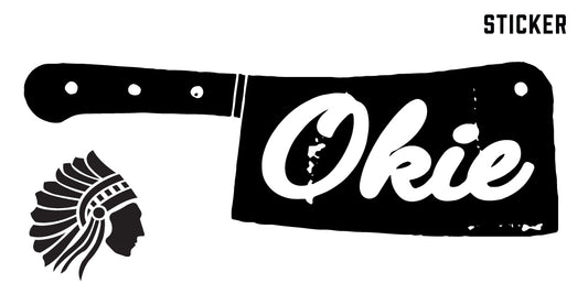 Okie Butcher Sticker