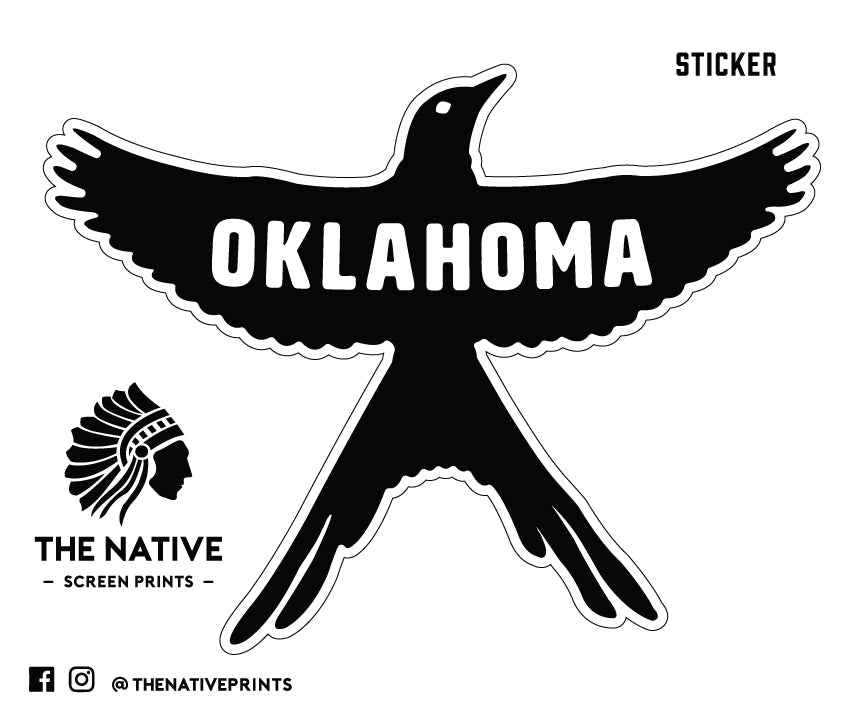 Oklahoma Flycatcher Sticker