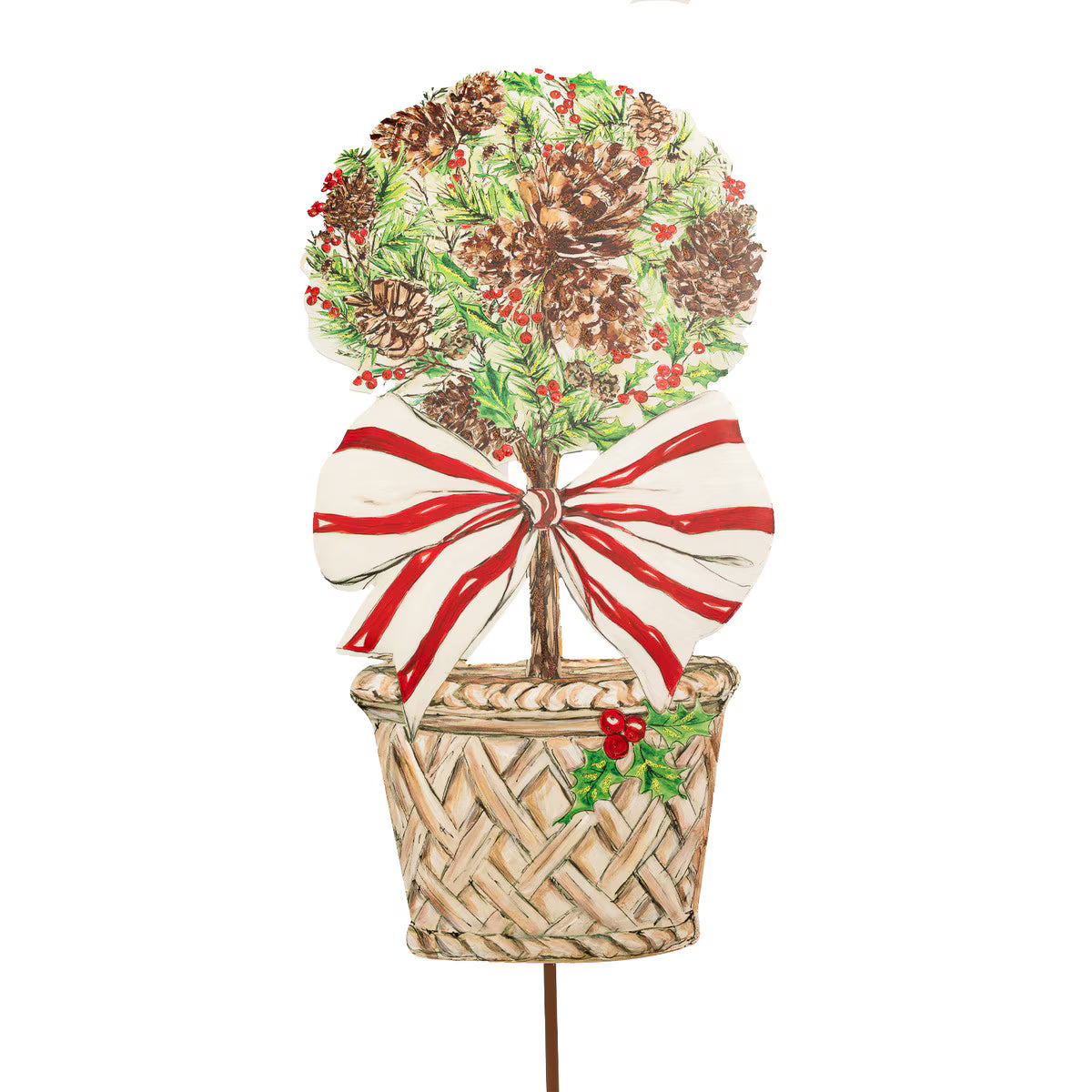 Traditional Pinecone Topiary
