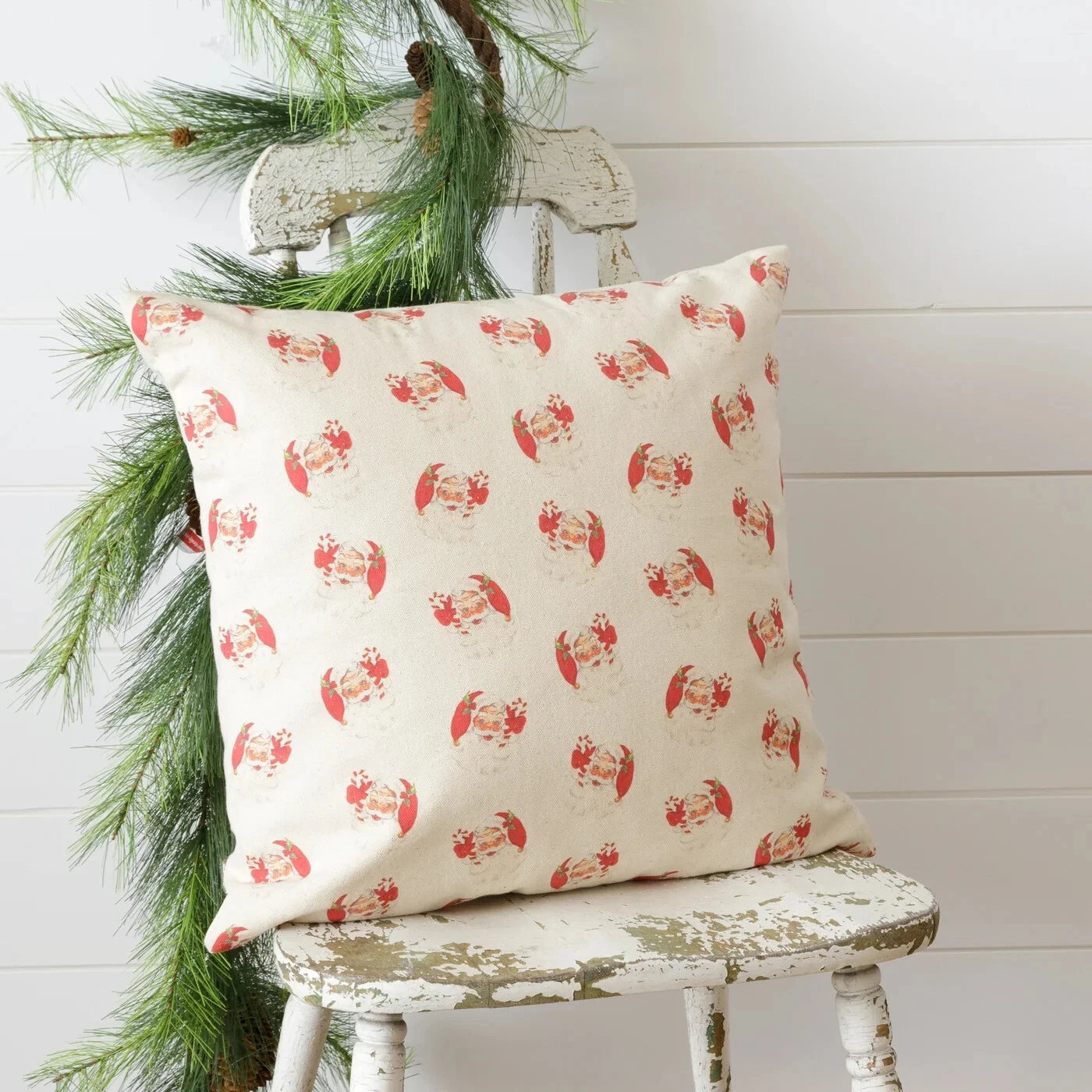 Retro Santa Reversible Pillow