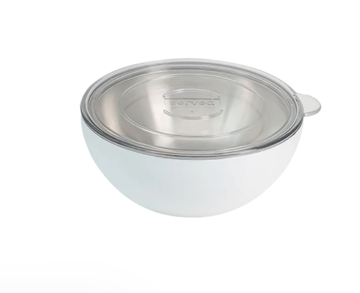 Vacuum-Insulated Small Serving Bowl  (White Icing)