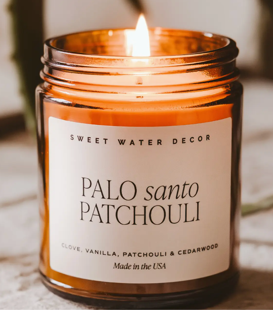Palo Santo Patchouli Soy Candle 9oz.