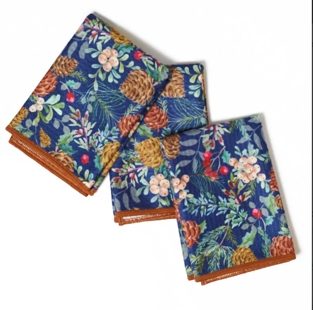 Mighty Mini Seasonal Towel  (Set of 3) 13" x 13"