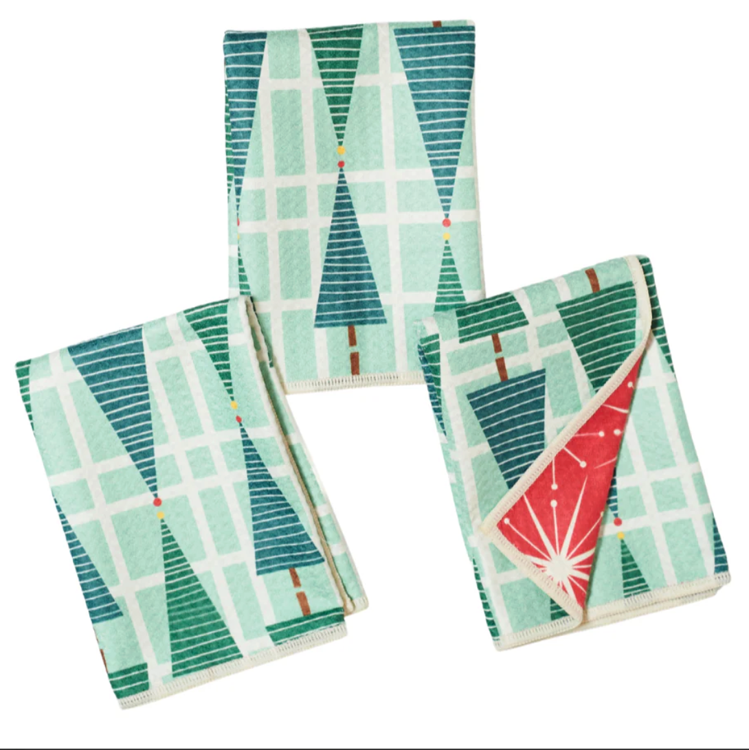 Mighty Mini Seasonal Towel  (Set of 3) 13" x 13"